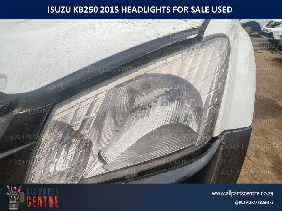 2015 Isuzu KB250 headlights for sale used