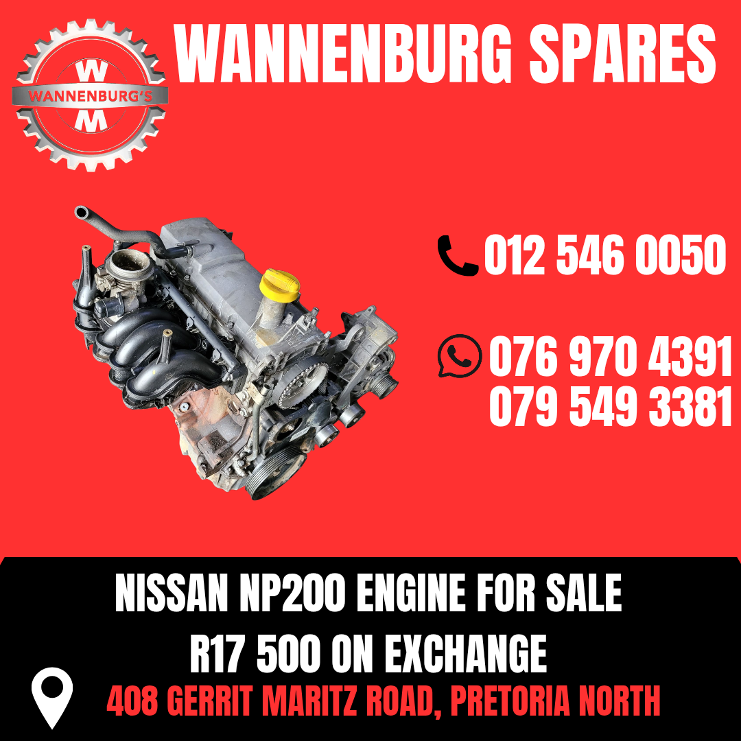 Np200 Enginetype Used NISSAN NP200 ENGINE for sale in Gauteng | Auto Mart