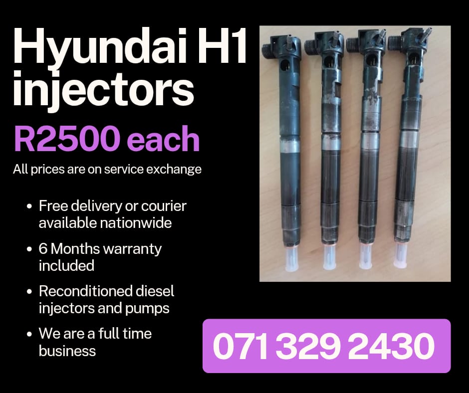 HYUNDAI H1 INJECTORS FOR SALE WITH WARRANTY - Private Seller HYUNDAI H1 INJECTORS FOR SALE WITH WARRANTY - Private Seller