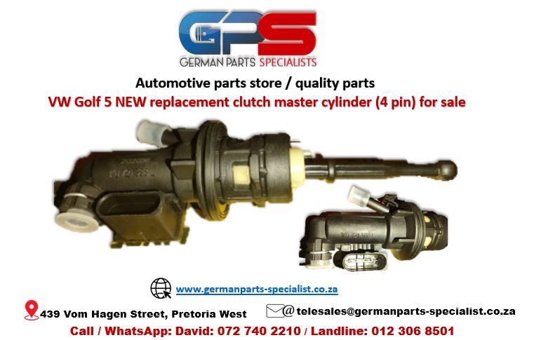 VW Golf 5 NEW replacement clutch master cylinder (4 pin) for sale - Private Seller VW Golf 5 NEW replacement clutch master cylinder (4 pin) for sale - Private Seller