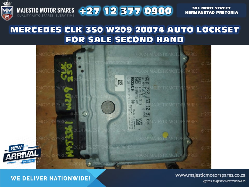 mercedes clk 350 w209 2007 auto lockset for sale second hand maj3361 - Private Seller mercedes clk 350 w209 2007 auto lockset for sale second hand maj3361 - Private Seller