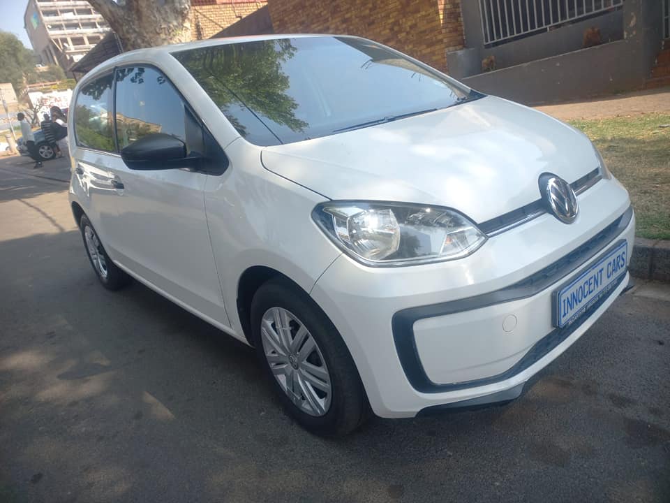 2018 VW UP 1.0 PETROL, MANUAL, WHITE COLOR, MILEAGE 130000KMS