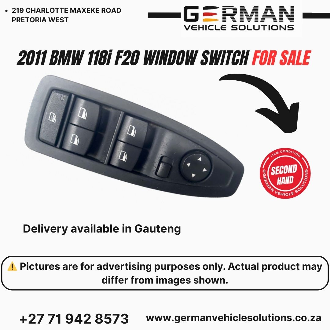 2011 BMW 118i f20 window switch for sale - Private Seller