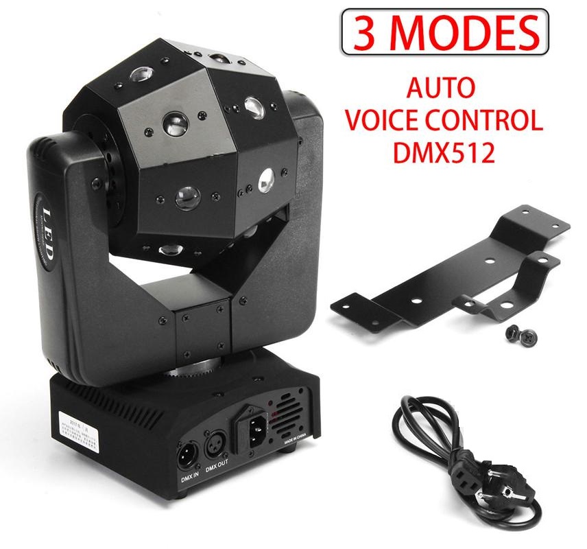 Professional LED Disco Stage MultiColour Moving Head Light DMX512 DJ Party Light