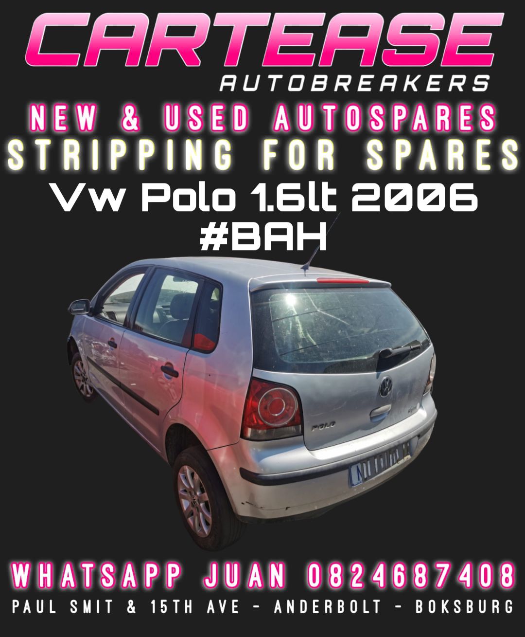 VW POLO 1.6LT 2005 #BAH STRIPPING FOR SPARES - Private Seller VW POLO 1.6LT 2005 #BAH STRIPPING FOR SPARES - Private Seller