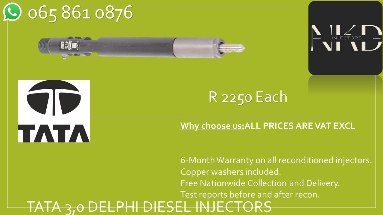 TATA XENON 3.0 DIESEL INJECTORS FOR SALE OR RECON WITH REPORTS - Private Seller TATA XENON 3.0 DIESEL INJECTORS FOR SALE OR RECON WITH REPORTS - Private Seller