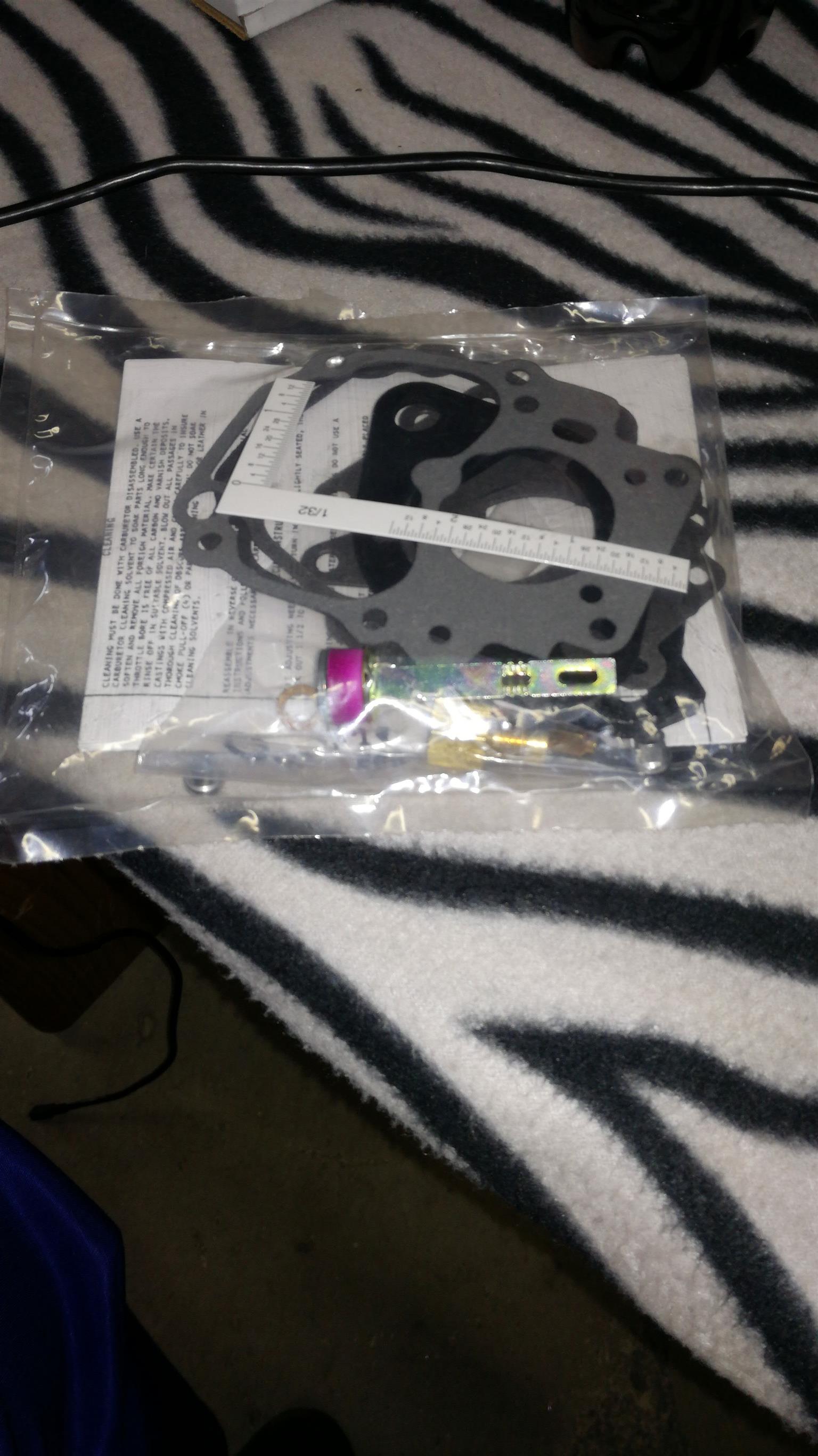 Valiant carburetor kits