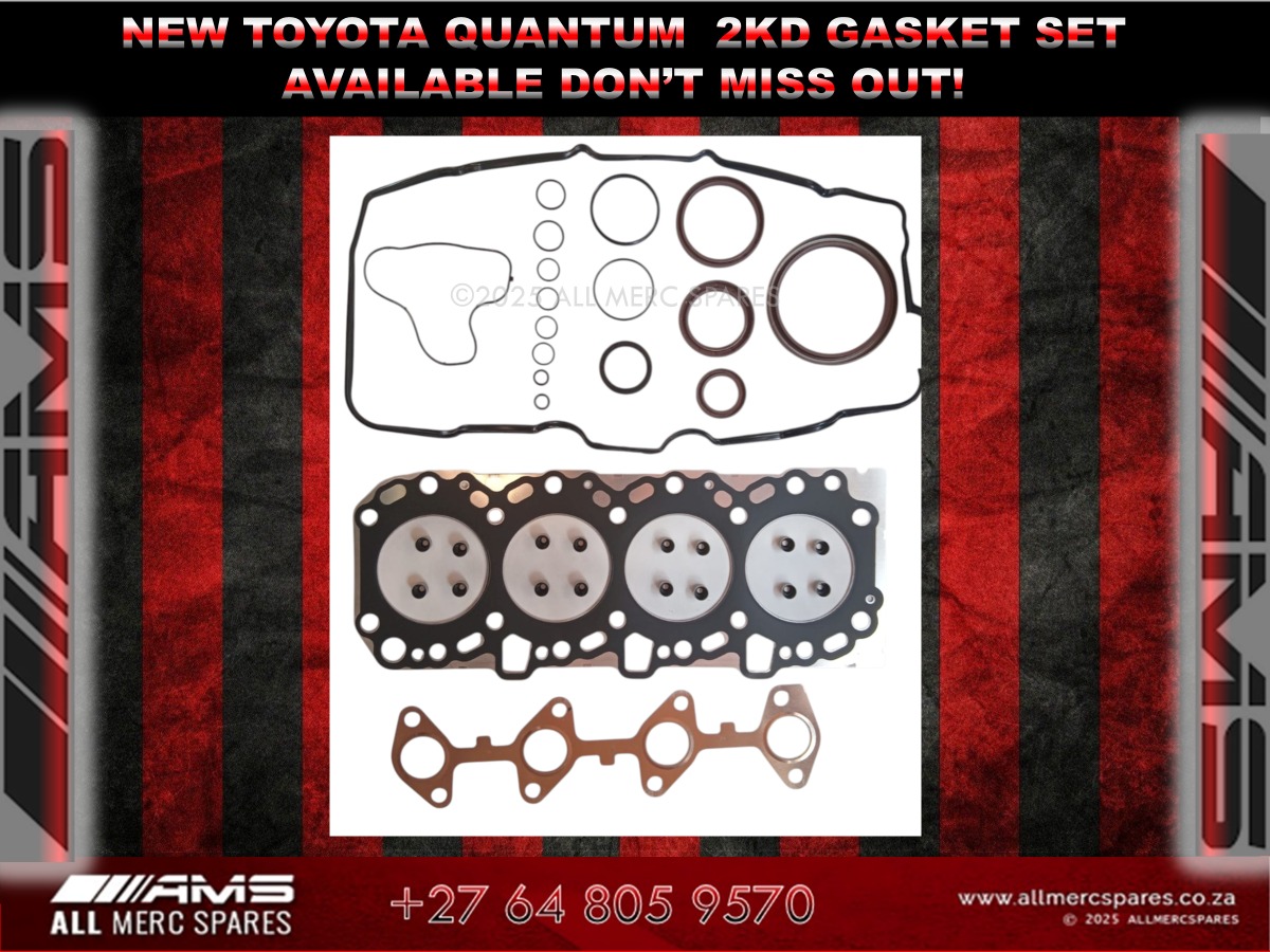 NEW TOYOTA QUANTUM 2KD GASKET SET – SUBJECT TO AVAILABILITY - Private Seller NEW TOYOTA QUANTUM 2KD GASKET SET – SUBJECT TO AVAILABILITY - Private Seller