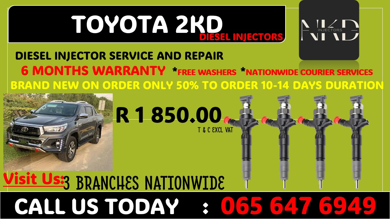 TOYOTA D4D DIESEL INJECTORS - Private Seller TOYOTA D4D DIESEL INJECTORS - Private Seller
