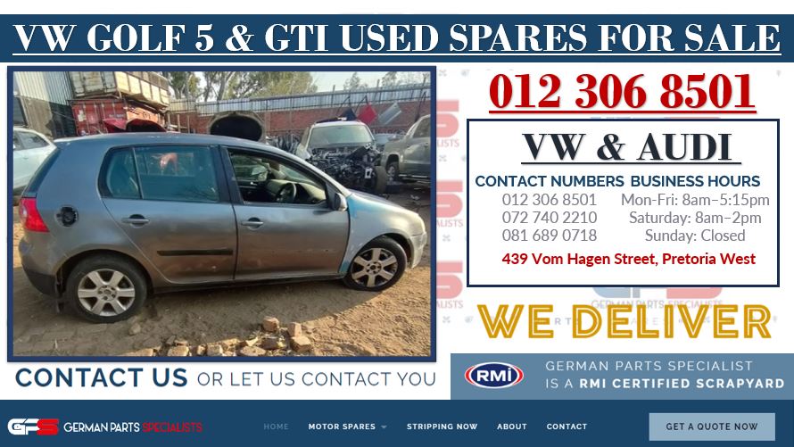 VW GOLF 5 & GTI USED SPARES FOR SALE - Private Seller VW GOLF 5 & GTI USED SPARES FOR SALE - Private Seller