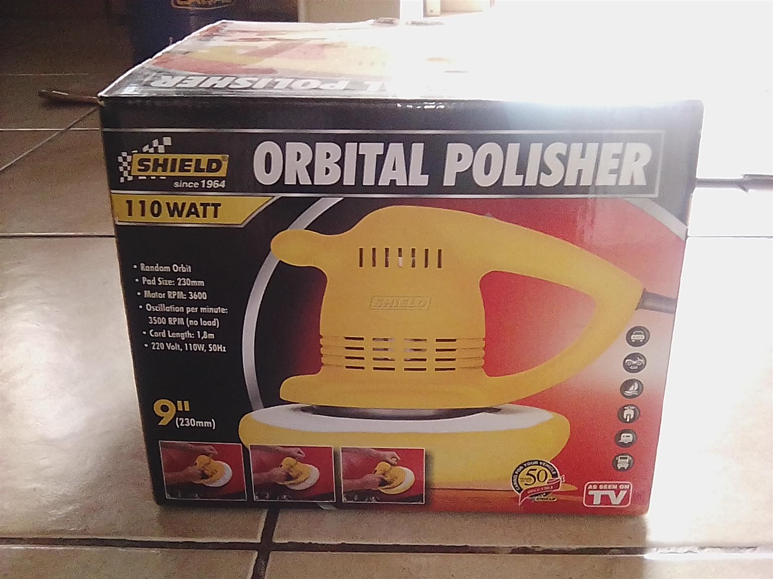 Orbital car polisher and accessories