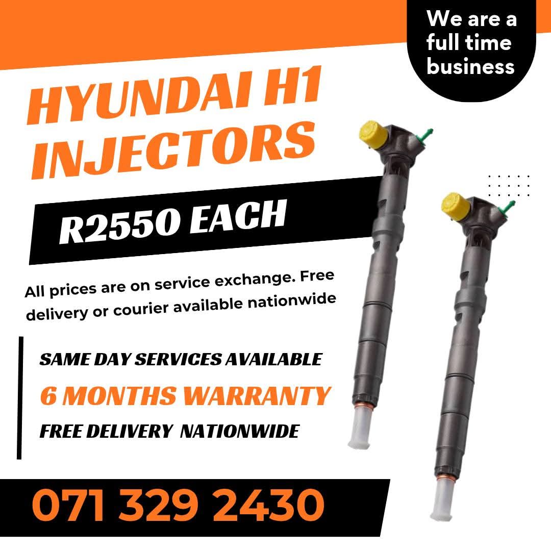 HYUNDAI H1 INJECTORS FOR SALE WITH WARRANTY INCLUDED - Private Seller HYUNDAI H1 INJECTORS FOR SALE WITH WARRANTY INCLUDED - Private Seller