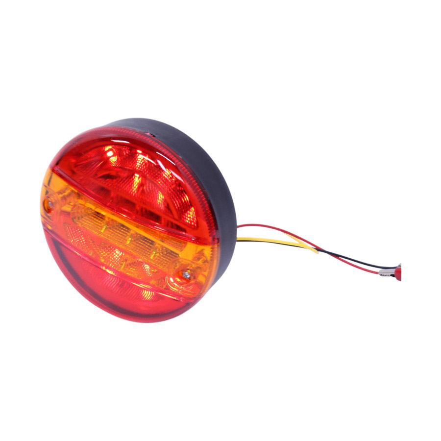 Universal Round Trailer & Truck Tail Light – 20 SMD Red & Yellow – 15cm Diameter