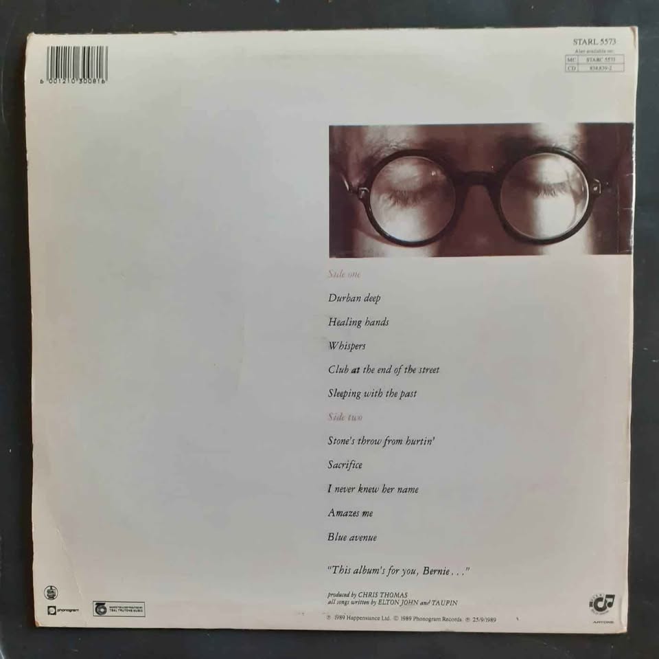 Elton John - Sleeping With The Past LP Record