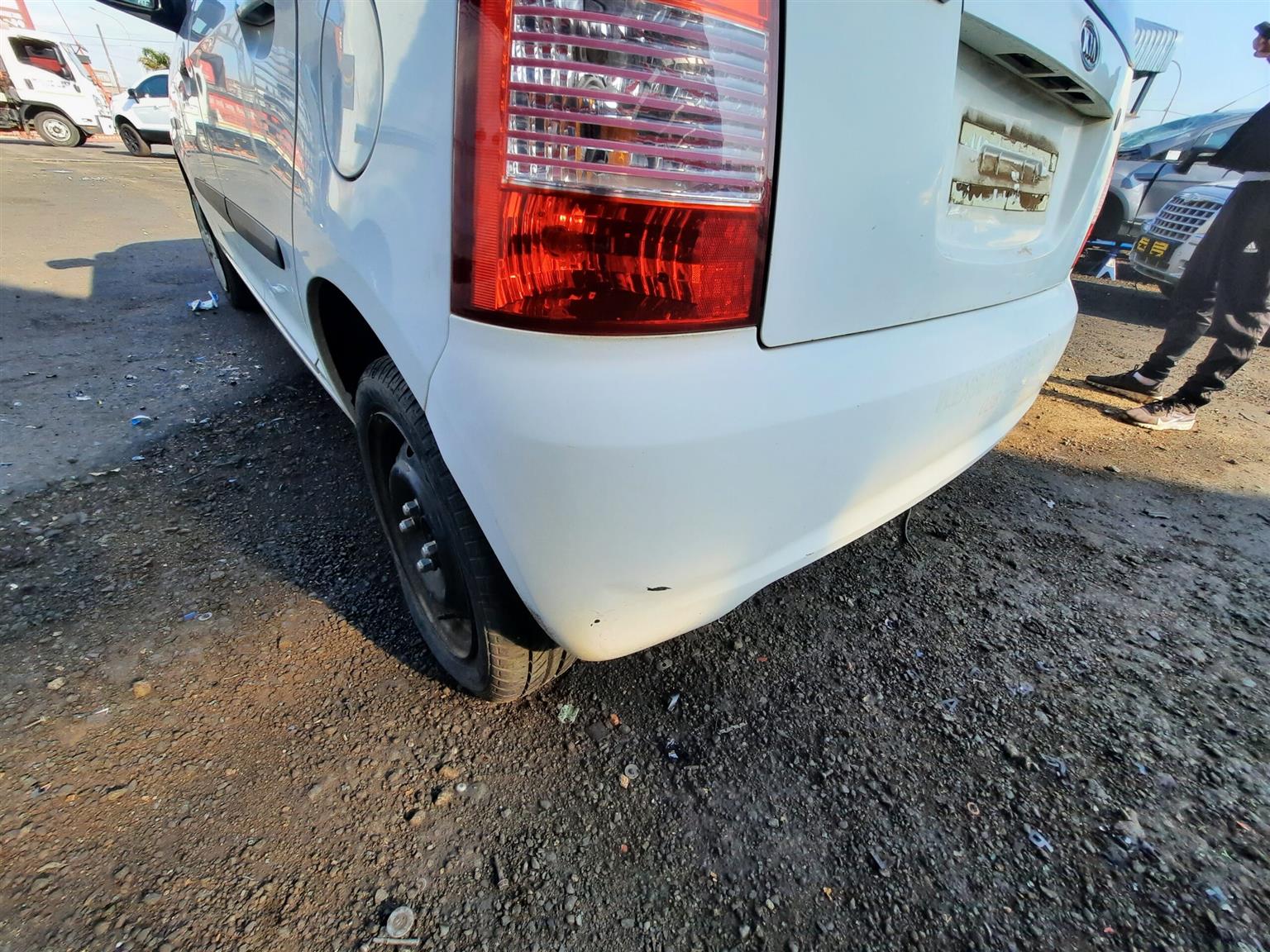 Kia Picanto 1.1 5 Door Hatchback 2004-2011 Bumper Bare (rear) White