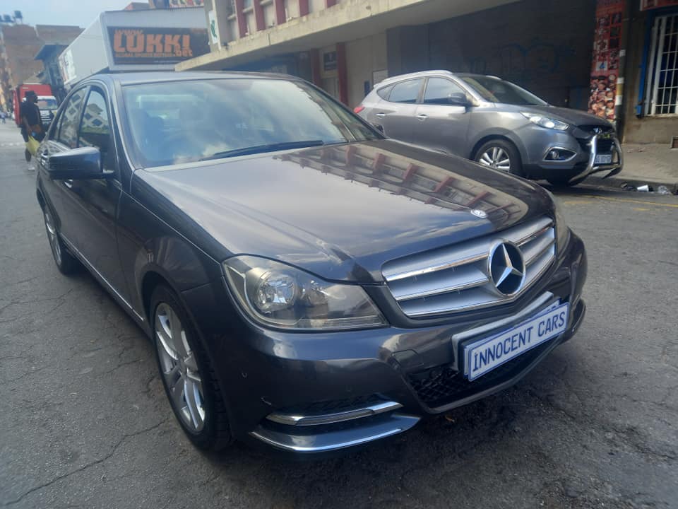 2013 MERCEDES BENZ C180 CGI PETROL,  AUTOMATIC TRANSMISSION, GREY COLOUR, MILEAGE