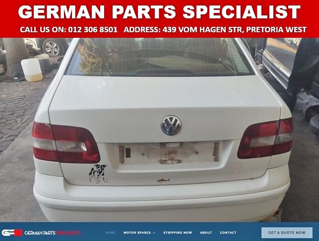 VW Polo Classic Highline 2006 USED replacement boot lid for sale - Private Seller VW Polo Classic Highline 2006 USED replacement boot lid for sale - Private Seller