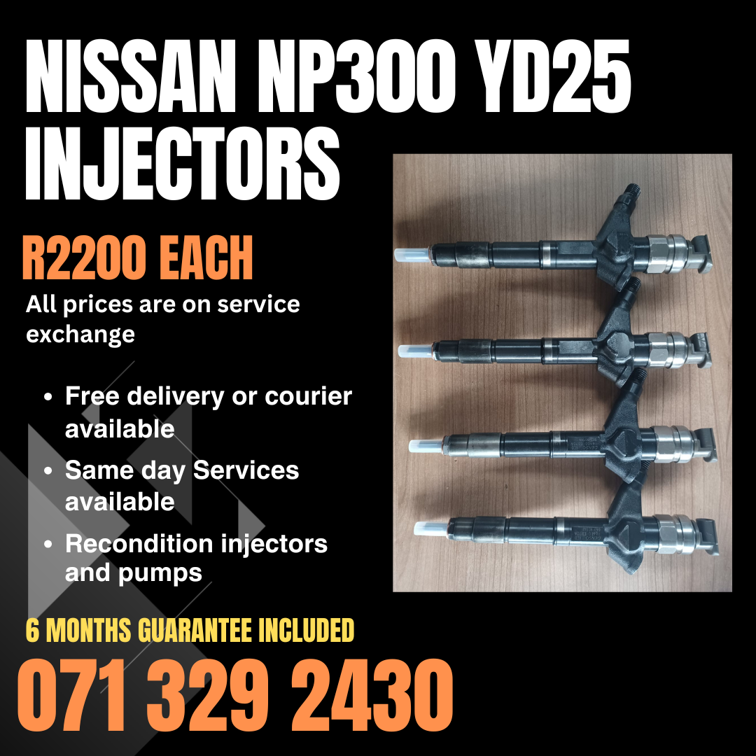 NISSAN NP300 YD25 DIESEL INJECTORS FOR SALE WITH WARRANTY - Private Seller NISSAN NP300 YD25 DIESEL INJECTORS FOR SALE WITH WARRANTY - Private Seller