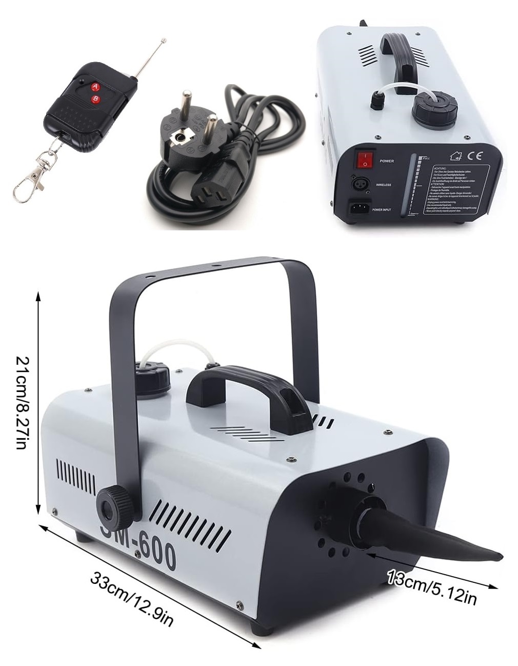 Stunning Snow Making Machine, Wireless Remote Control Snowflake Maker 220V. NEW