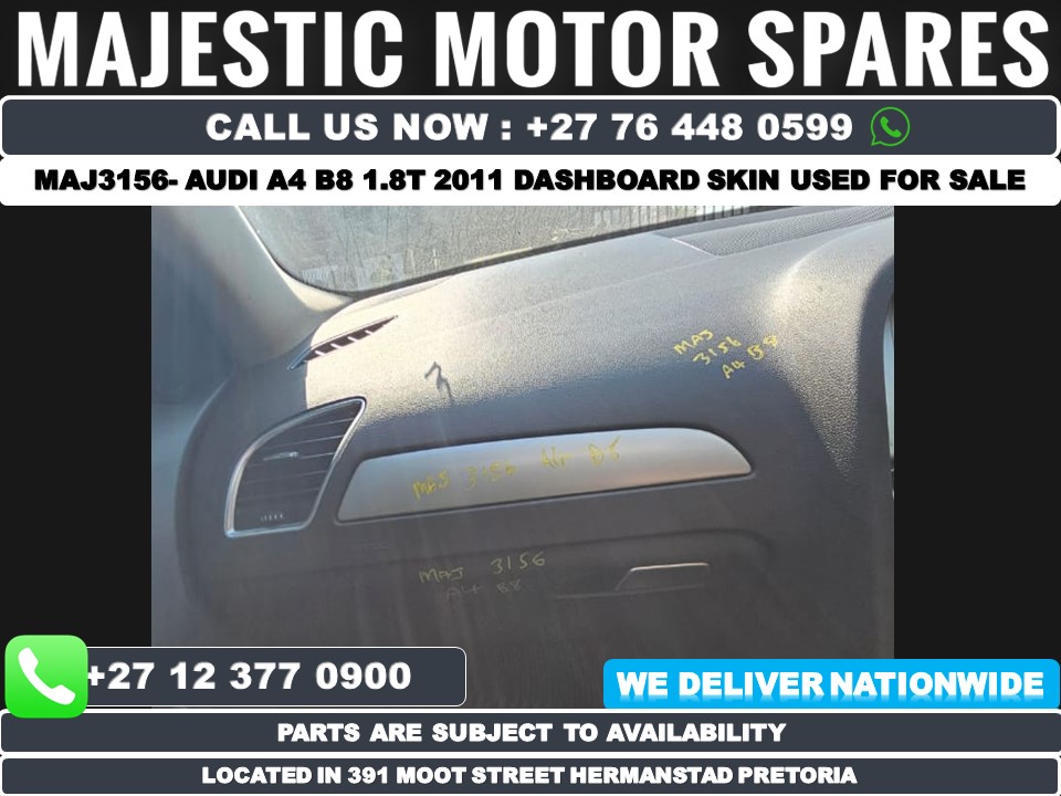 2011 Audi A4 B8 1.8T CDH pre-face Dashboard skin used for sale - Private Seller
