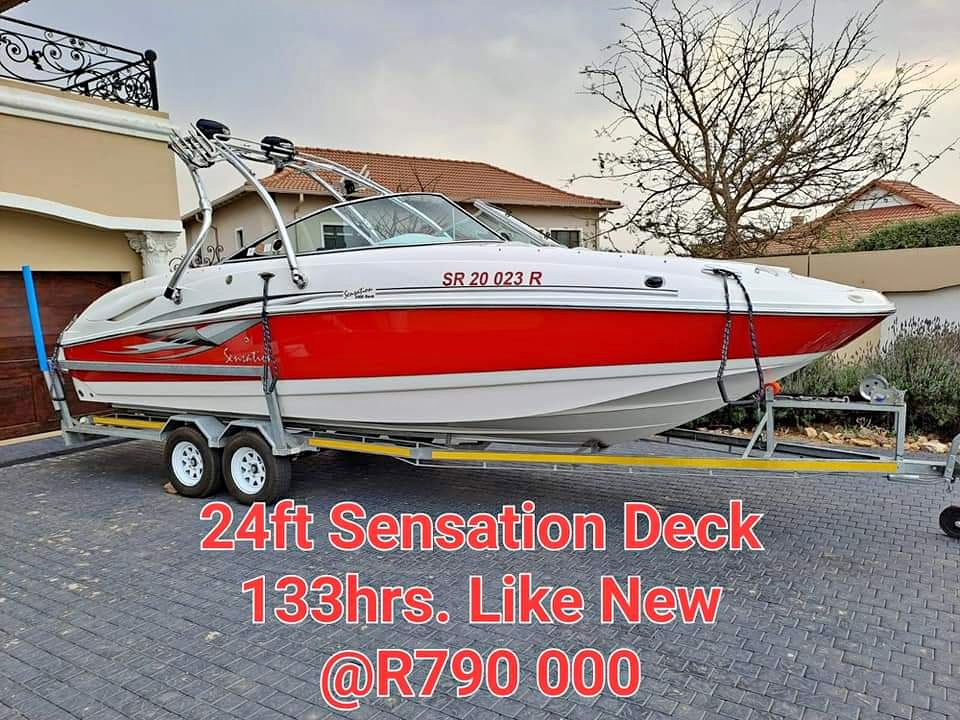 24ft Sensation Deck Boat