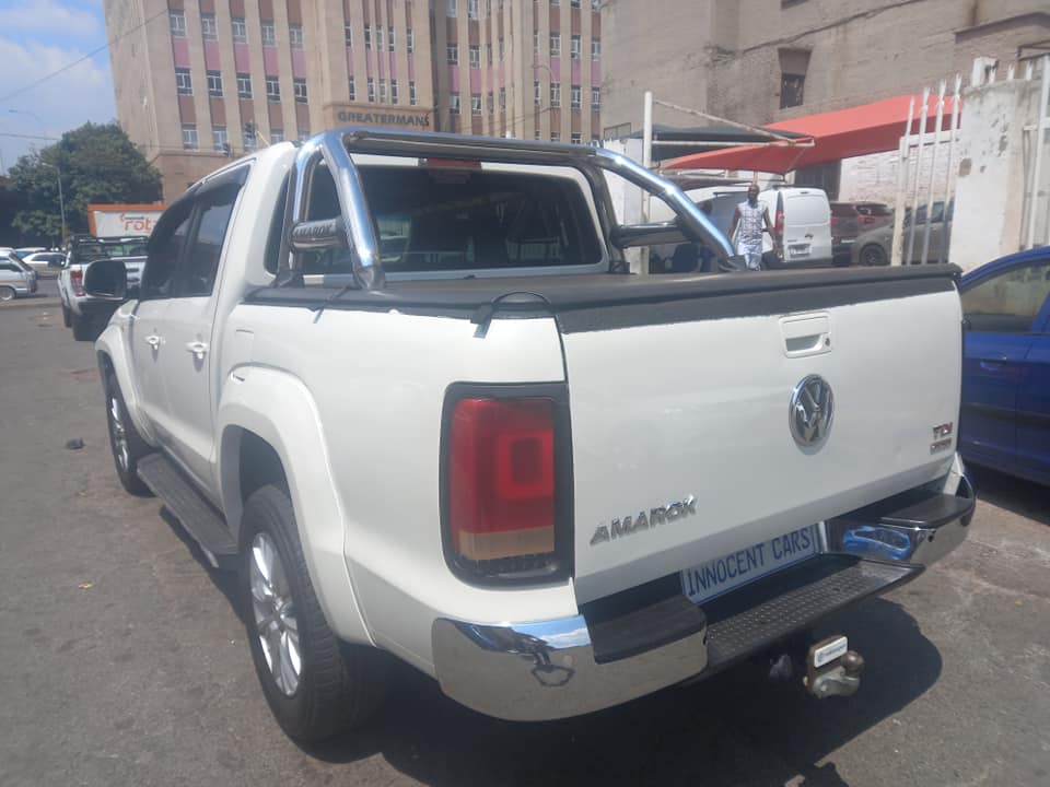 2014 VW AMAROK 2.0 DIESEL, AUTOMATIC TRANSMISSION, WHITE COLOUR, MILEAGE