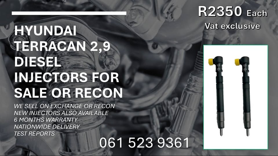 HYUNDAI TERRACAN 2.9 DIESEL INJECTORS -FREE COURIER NATIONWIDE - Private Seller HYUNDAI TERRACAN 2.9 DIESEL INJECTORS -FREE COURIER NATIONWIDE - Private Seller