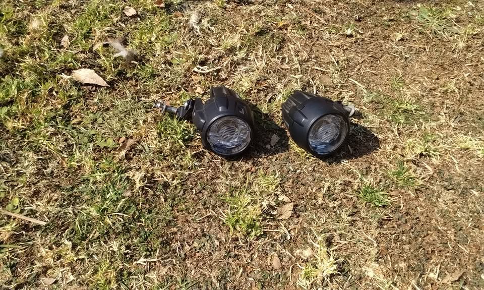 BMW FOGLIGHTS with harness. Came off a F 800GS/A. Can fit GS1200 too. Please, Read ads - Private Seller