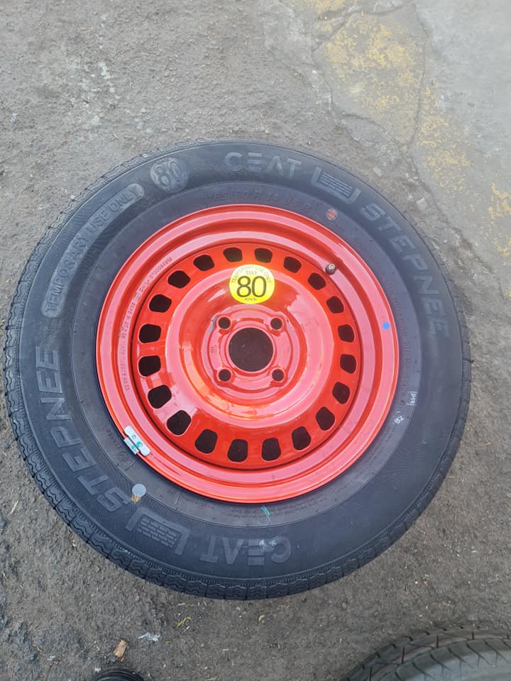 Renault Triber original marrie biscuit spare Tyre size 14