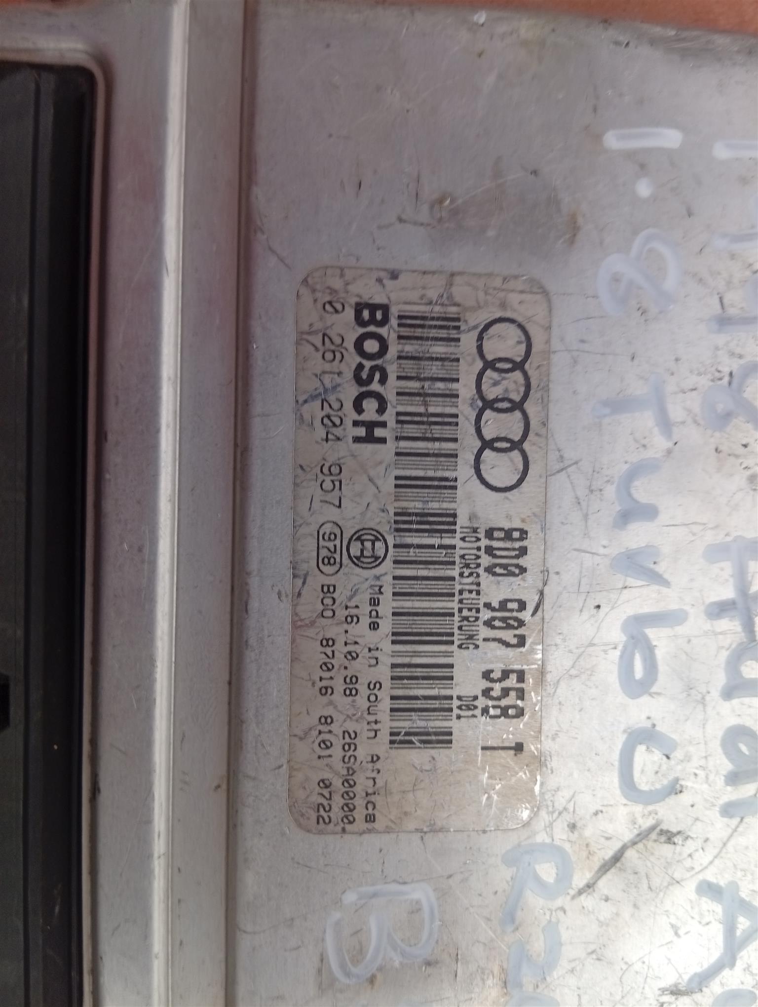 AUDI A4 1.8T 1.8 TURBO ADR 8D0907558T, 8D0 907 558 T,ECU computer box - Private Seller AUDI A4 1.8T 1.8 TURBO ADR 8D0907558T, 8D0 907 558 T,ECU computer box - Private Seller