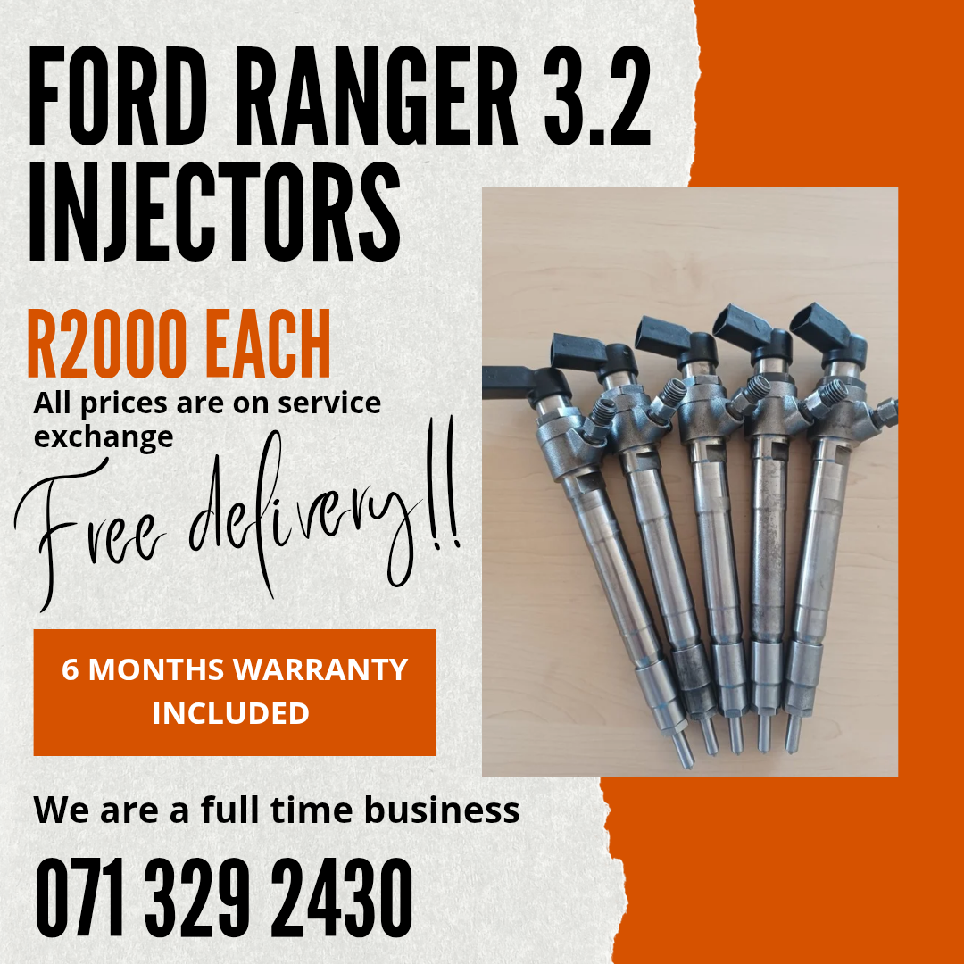 FORD RANGER 3.2 DIESEL INJECTORS FOR SALE WITH WARRANTY - Private Seller FORD RANGER 3.2 DIESEL INJECTORS FOR SALE WITH WARRANTY - Private Seller