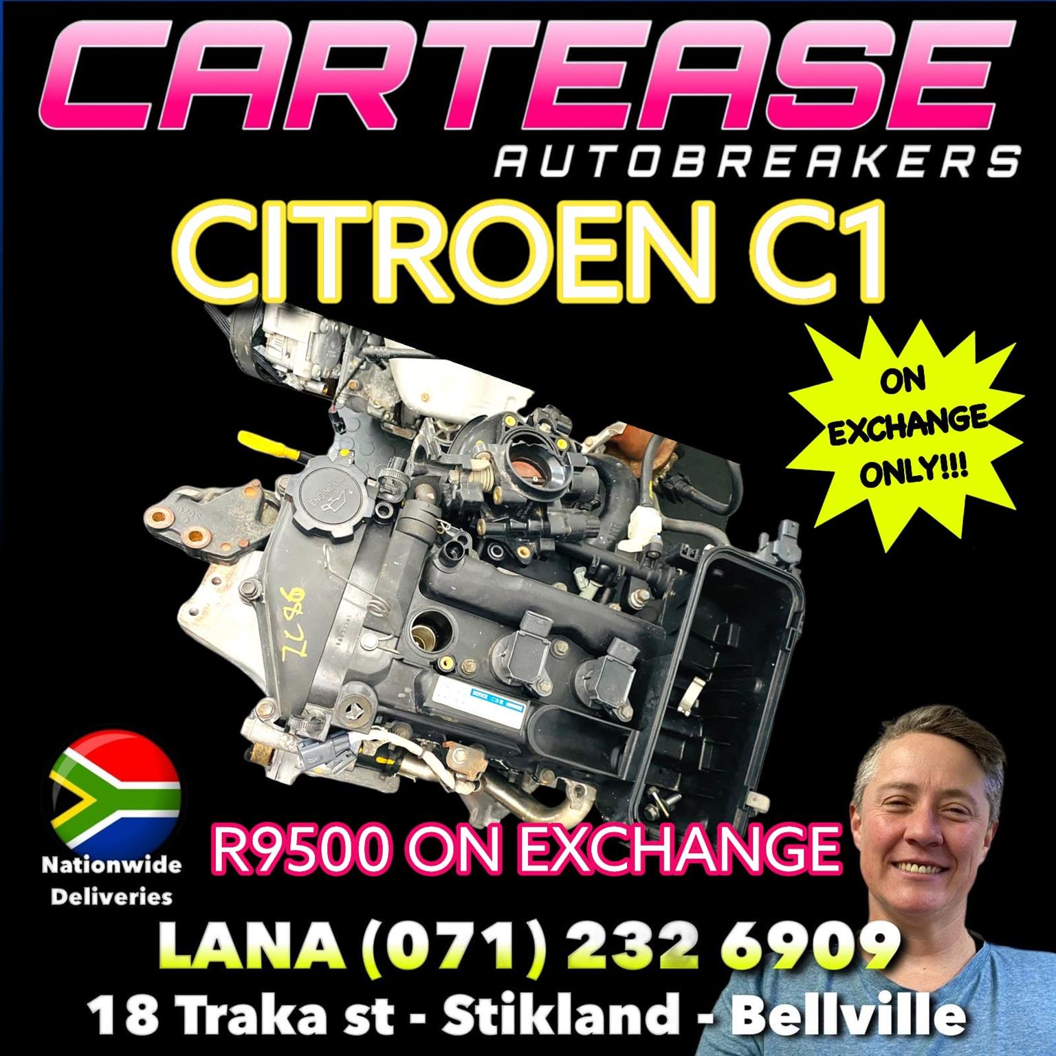 CITROEN C1 ENGINE FOR SALE - Private Seller CITROEN C1 ENGINE FOR SALE - Private Seller