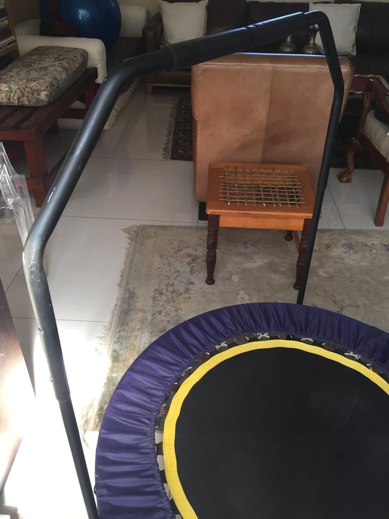 Rebounder Sa Trampoline Workout System Complete With Hand Rail Junk Mail