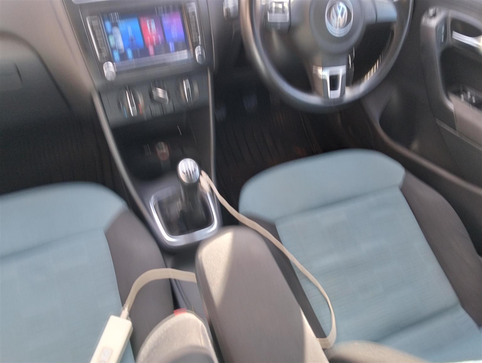 White VW polo in a best condition