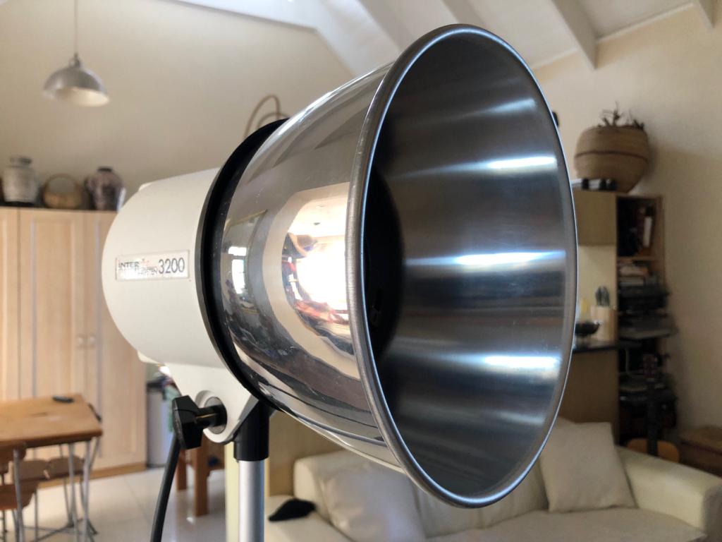 Home Photo studio kit - InterFit Tungsten 3200 Lighting Head + 310cm light stand