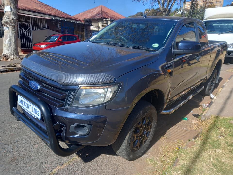 2013 FORD RANGER EXTRACAB 2.2 DIESEL, MANUAL, GREY COLOR, MILEAGE