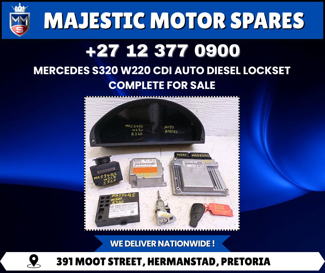 For Sale: Complete Lockset – Mercedes-Benz S320 W220 CDI Auto Diesel (Used) - Private Seller For Sale: Complete Lockset – Mercedes-Benz S320 W220 CDI Auto Diesel (Used) - Private Seller