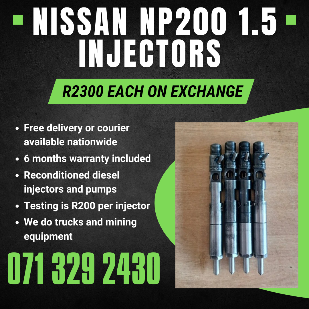 NISSAN NP200 1.5 INJECTORS FOR SALE WITH WARRANTY - Private Seller NISSAN NP200 1.5 INJECTORS FOR SALE WITH WARRANTY - Private Seller