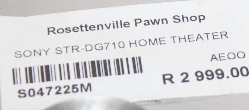 Sony str-dg710 home theatre S047225M #Rosettenvillepawnshop
