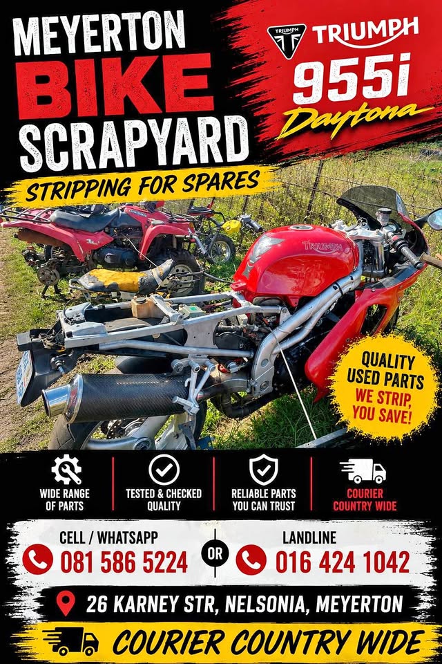 Triumph 955i Daytona stripping for spares - Private Seller Triumph 955i Daytona stripping for spares - Private Seller