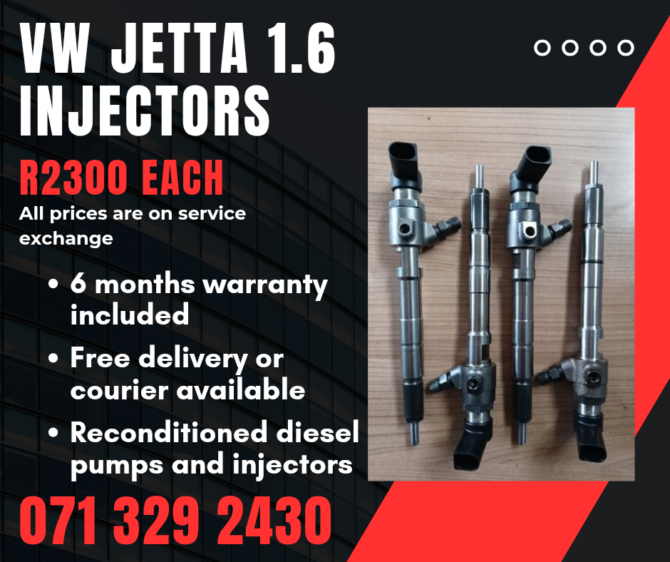 VW JETTA 1.6 INJECTORS FOR SALE WITH WARRANTY - Private Seller VW JETTA 1.6 INJECTORS FOR SALE WITH WARRANTY - Private Seller