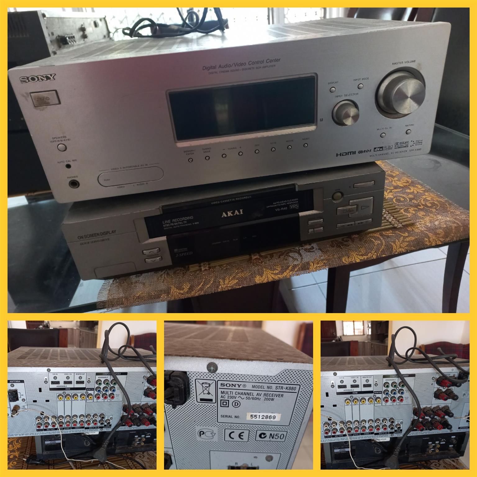 music items,amps,mixers,equaliser