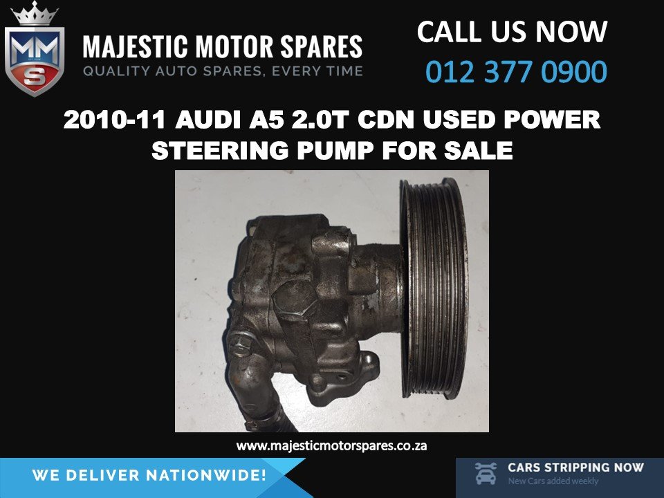 2010 – 2011 Audi A5 2.0T CDN power steering pump