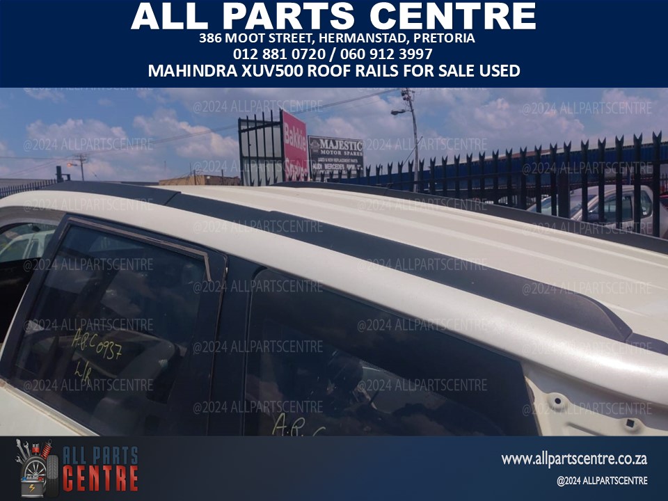 Mahindra Xuv500 roof rails for sale used - Private Seller