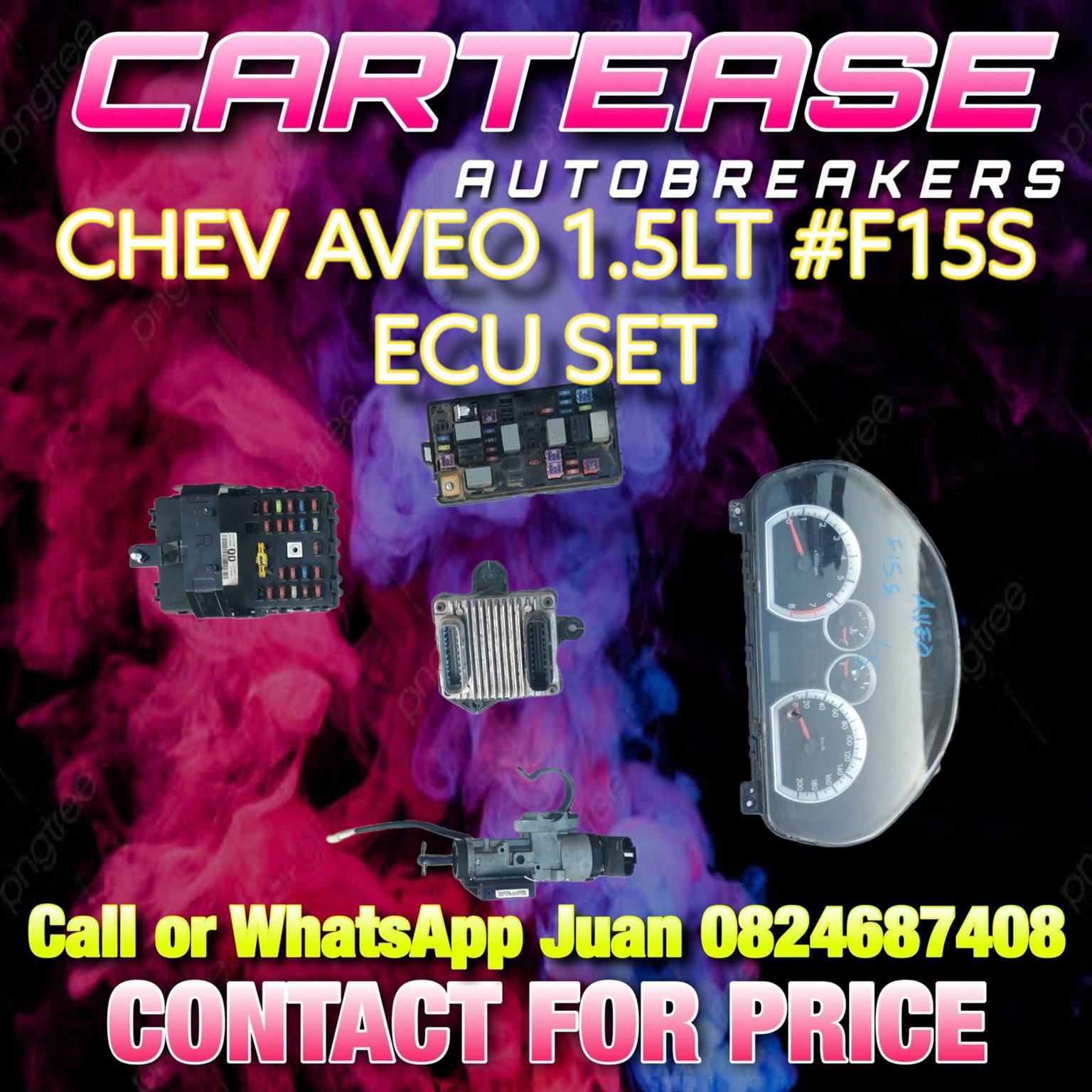 CHEV AVEO 1.5LT #F15S ECU SET - Private Seller CHEV AVEO 1.5LT #F15S ECU SET - Private Seller