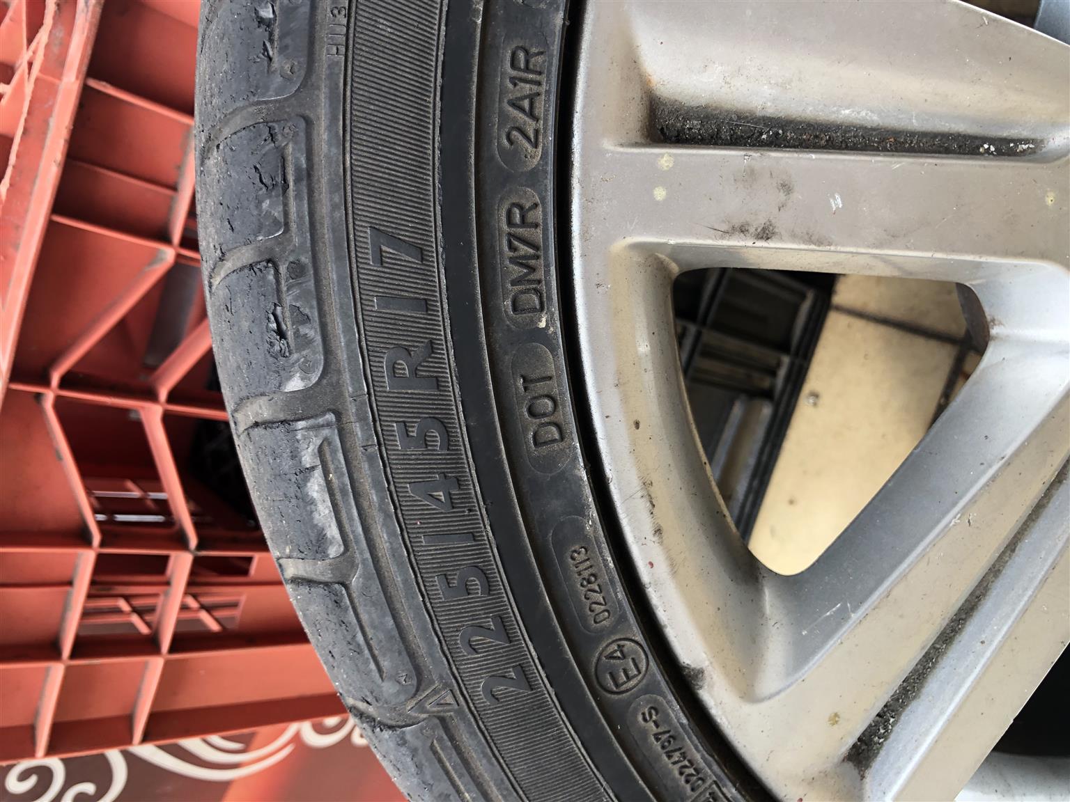 Audi A4 B6 Original 17" Rim and Tyre - Only 1 - Private Seller