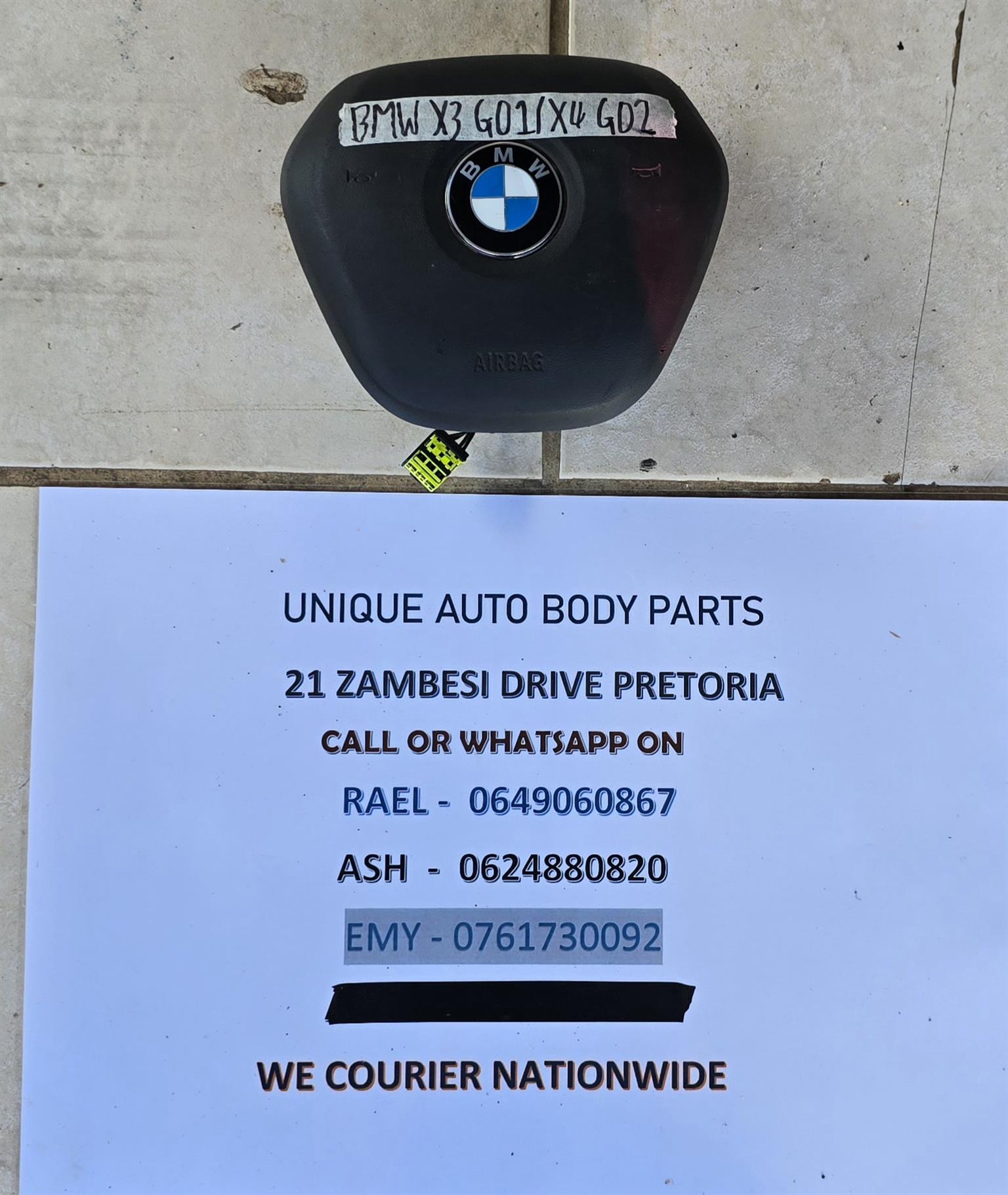 BMW X4 G02 / X3 G01 Airbag (Genuine) BMW X4 G02 / X3 G01 Airbag (Genuine)