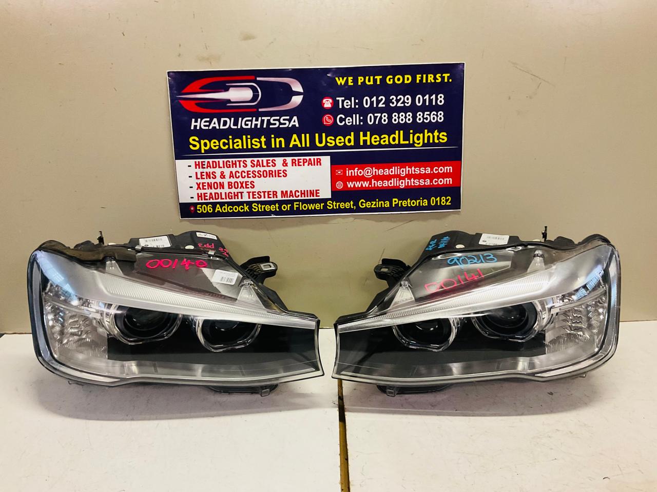 BMW F25 X3 facelift left and right side xenon headlights (2014) - Private Seller BMW F25 X3 facelift left and right side xenon headlights (2014) - Private Seller