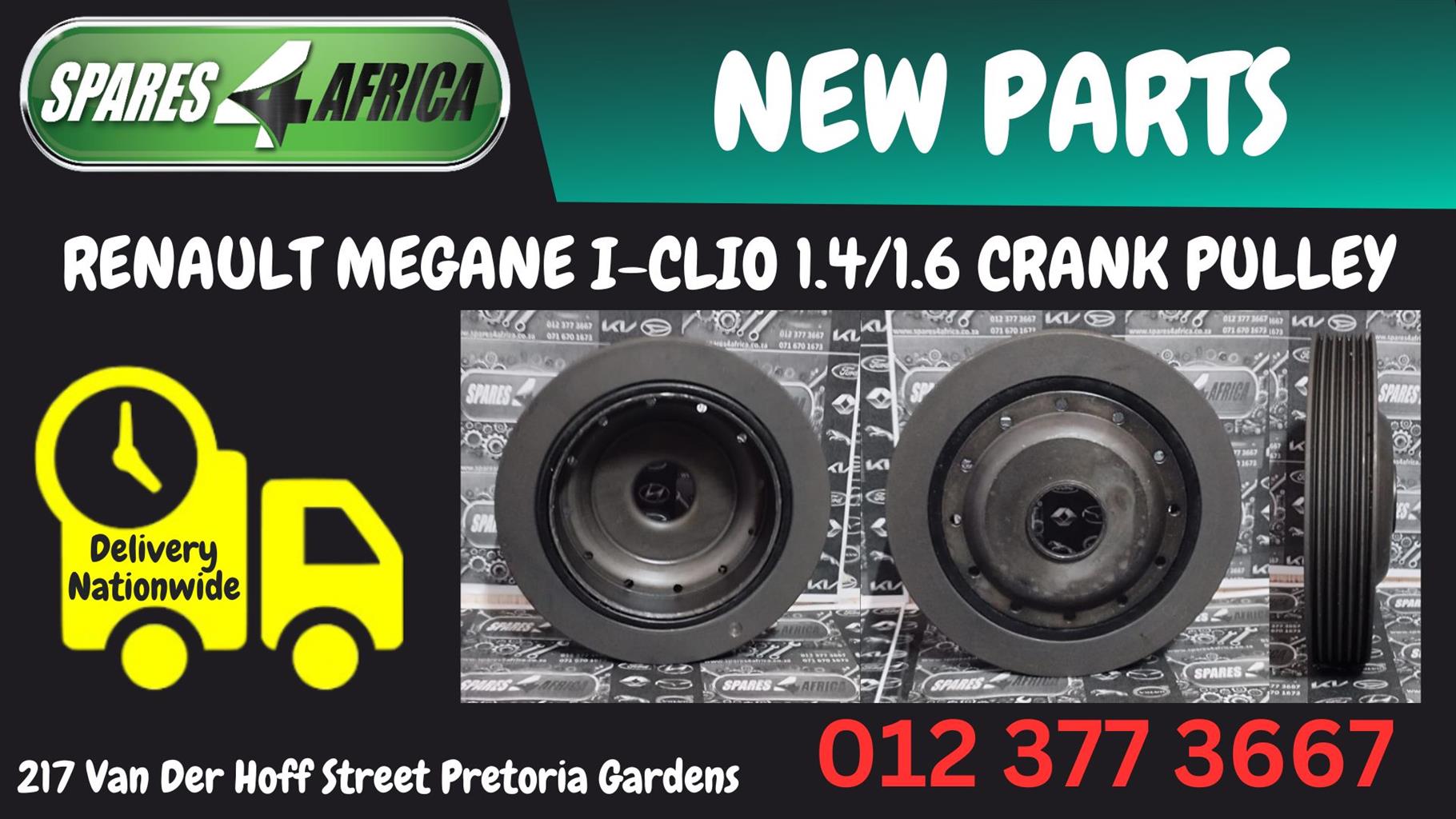 RENAULT MEGANE I-CLIO 1.4/1.6 CRANK PULLEY – BRAND NEW - Private Seller RENAULT MEGANE I-CLIO 1.4/1.6 CRANK PULLEY – BRAND NEW - Private Seller