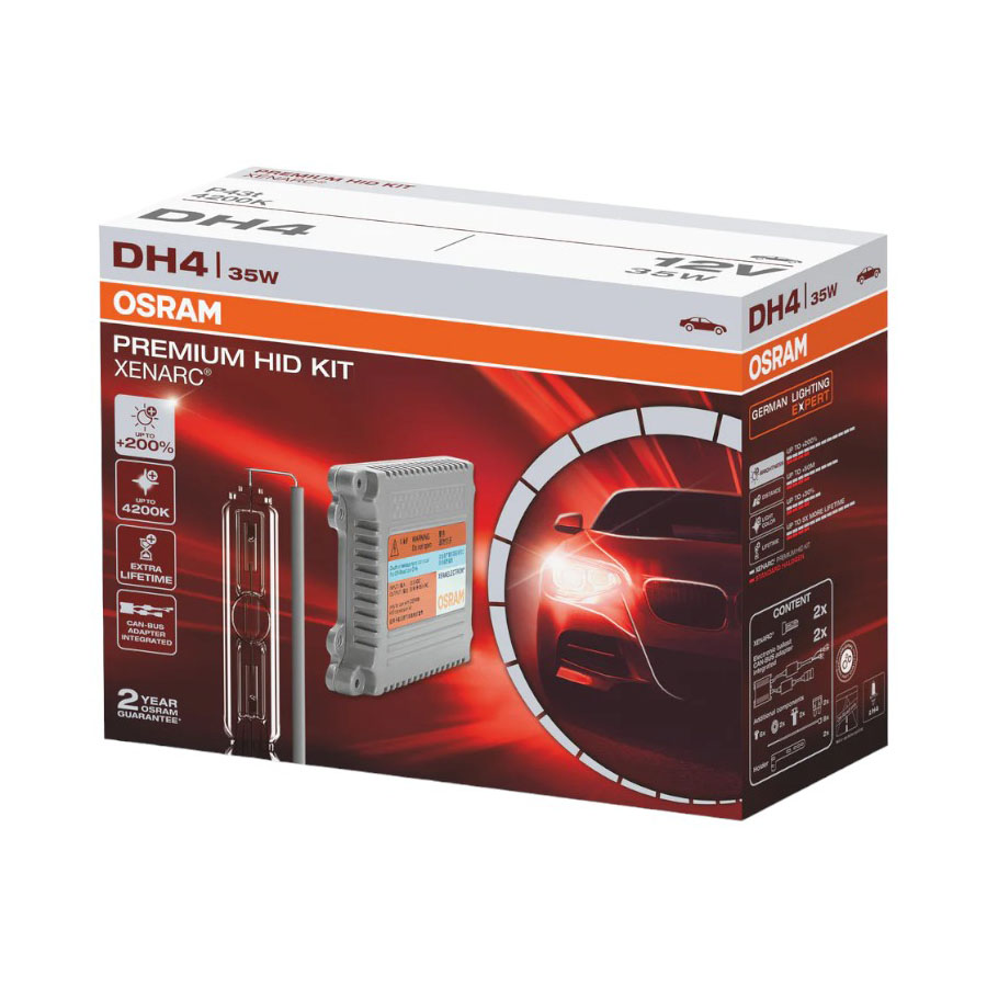 Osram DH4 Premium HID Xenarc Upgrade KIt (H4) Osram DH4 Premium HID Xenarc Upgrade KIt (H4)